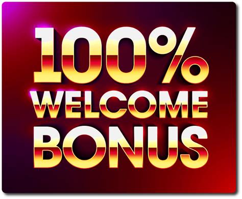 online casino 100 welcome bonus